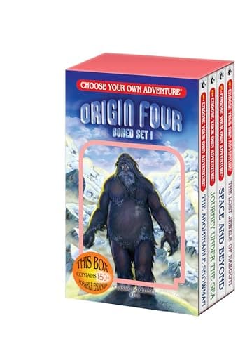 Choose Your Own Adventure 4-Book Boxed Set #1: Origin Four (The Abominable Snowman, Journey Under The Sea, Space And Beyond, The Lost Jewels of Nabooti)