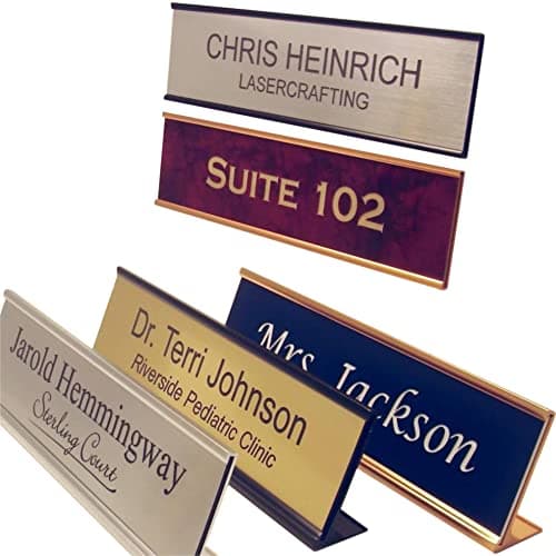 Personalized Desk Name Plate