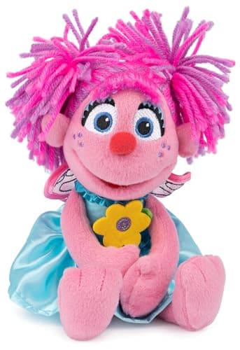 GUND Sesame Street Official Abby Cadabby Muppet Plush, Premium Plush Toy for Ages 1 & Up, Pink/Blue, 11”