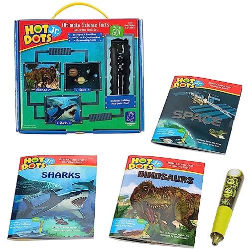Educational Insights Hot Dots Jr. Ultimate Science Facts Interactive Book Set with Pen