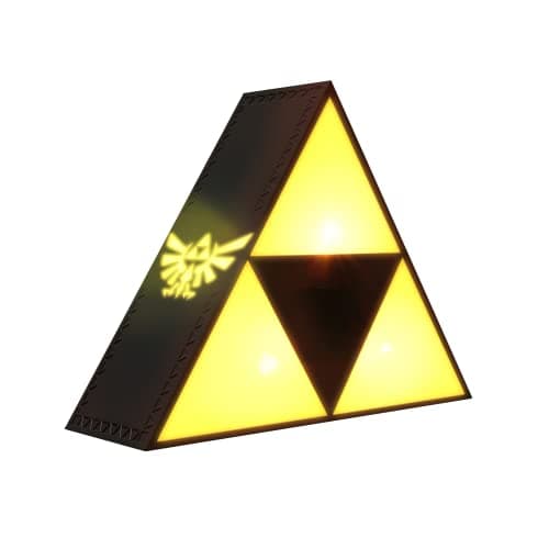 Paladone Legend of Zelda Triforce Hero Night Light, Projects The Hyrule Crest, Collectible Novelty Gamer Gift for Nostalgist Video Game Enthusiast