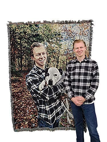 Personalized Cotton Throw Blanket