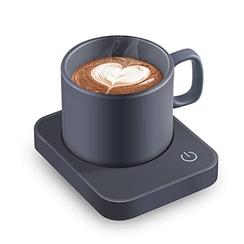 VOBAGA Coffee Mug Warmer for Desk with Auto Shut Off & 3-Temp Settings, Coffee Cup Warmer with Smart Safety Alert Home Office Accessory, Perfect for Coffee, Tea, Milk (No Mug)