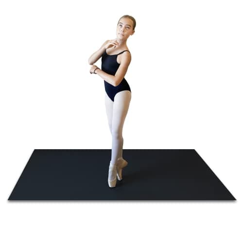 Artan Balance Portable Dance Floor 3x6ft - Non-slip Vinyl Marley Surface for Ballet, Jazz, and Tap - Ideal for Home, Studio & Outdoor Use