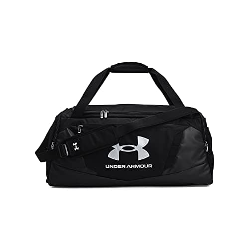 Under Armour Unisex-Adult Undeniable 5.0 Duffle, Black (001)/Metallic Silver, Small