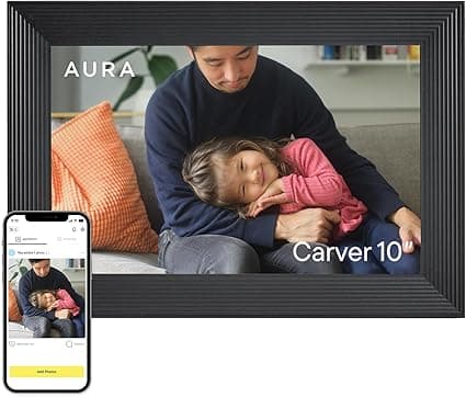 Digital Picture Frame with Preloaded Family Photos