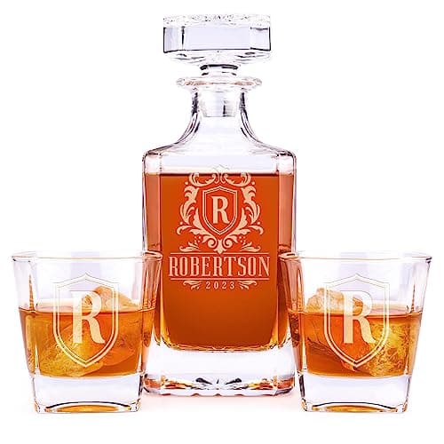 Personalized Whiskey Decanter Set