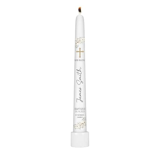 Personalized Baptismal Candle