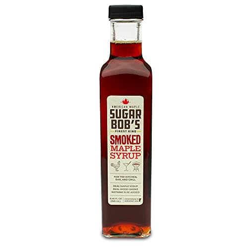 Sugar Bob’s Finest Kind - Smoked Maple Syrup, Real Maple Syrup Infused with Wood Smoke, Made in Vermont, For the Bar, Kitchen, and Grill, 8.45 fl oz