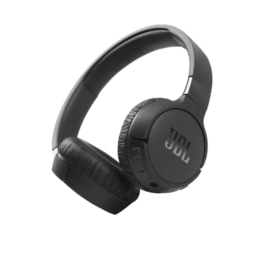 JBL Tune 660NC wireless with Active Noise Cancelling, up to 55 hours battery, microphone for call, foldable and comfortable, Android and iOs compatible (Black)