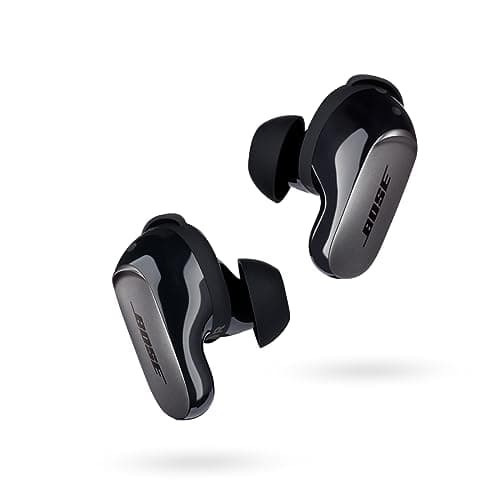 Bose QuietComfort Ultra Bluetooth Earbuds, Wireless Earbuds with Spatial Audio and World-Class Active Noise Cancellation, Deep Bass, Up to 6 Hours of Playtime, Black