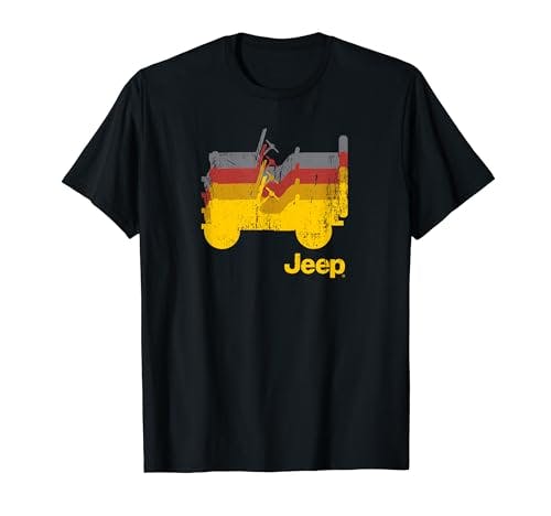 Jeep Willys Repeating Profile T-Shirt