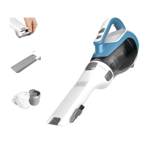 BLACK+DECKER dustbuster AdvancedClean Cordless Handheld Vacuum, Compact Home and Car Vacuum with Crevice Tool (CHV1410L)