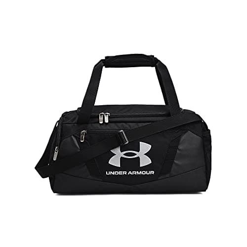 Under Armour Unisex-Adult Undeniable 5.0 Duffle , Black (001)/Metallic Silver , Small
