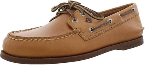 Sperry Mens Footwear Men's Authentic Original 2-Eye Boat Shoe, Nutmeg, 10