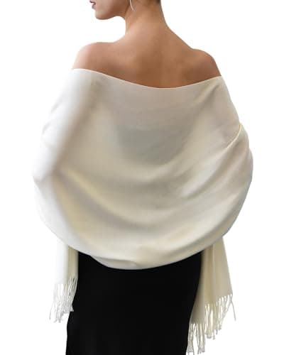 FURTALK Womens Winter Scarf Cashmere Feel Pashmina Shawl Wraps Soft Warm Blanket