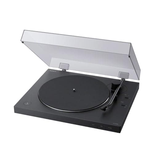 Sony PS-LX310BT Belt Drive Turntable: Fully Automatic Wireless Vinyl Record Player with Bluetooth and USB Output Black