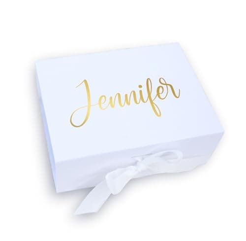 Bridesmaid proposal box/Custom gift box/Mothers Day Gift Box/Happy Birthday Box/Magnetic Lid/Ribbon finish/Valentines Day/Personalized present/gift/made in usa
