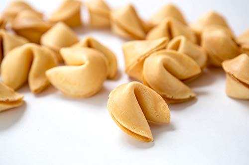 YuanKanJu Sudopo Custom Fortune Cookies - 50 Cookies - Gourmet Vanilla Flavor - Your Message Inside