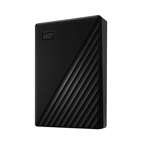 WD 4TB My Passport, Portable External Hard Drive, Black, backup software with defense against ransomware, and password protection, USB 3.1/USB 3.0 compatible - WDBPKJ0040BBK-WESN