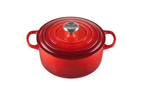 Le Creuset Enameled Cast Iron Signature Round Dutch Oven, 4.5 qt., Cerise