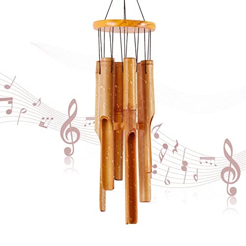 Rdutuok 36" Bamboo Wind Chimes Memorial Gifts for mom Handcrafted Wooden Wind Chimes with Melody Deep Tone for Ourdoor & Indoor,Garden, Yark,Patio and Home Déco