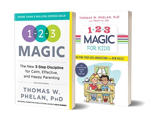 1-2-3 Magic Parenting Book Set: The Original Gentle Parenting Program Beloved by Millions of Parents (Parenting Toddlers and School Age Kids)