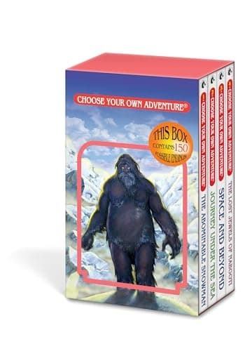 Choose Your Own Adventure 4-Book Boxed Set #1: Origin Four (The Abominable Snowman, Journey Under The Sea, Space And Beyond, The Lost Jewels of Nabooti) (Choose Your Own Adventure Box Sets)