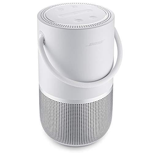 Bose Portable Smart Speaker — Wireless Bluetooth Speaker with Alexa Voice Control Built-In, Water Resistant, Silver