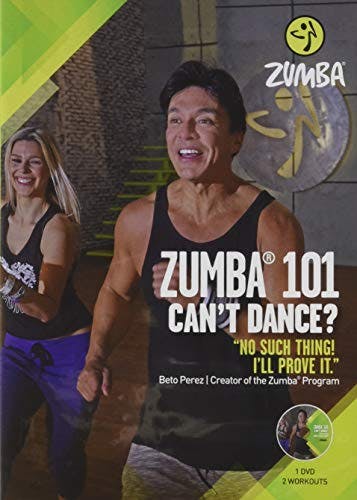 Zumba 101 Dance Fitness for Beginners Workout DVD, Beginner Dance Workout .5x5.25x7.5" .25 LBS