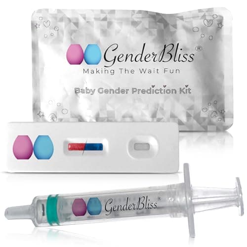 GenderBliss® Early Pregnancy Gender Prediction Kit (8+ Weeks) – Fun at-Home Baby Boy or Girl Gender Test for Pregnant Women – Instant Results in 1 Minute – Non-Invasive Gender Reveal Prediction
