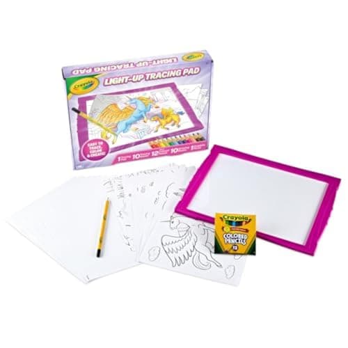 Crayola Light Up Tracing Pad - Pink, Art Kit for Kids, Kids Toys & Games, Light Box, Gifts for Girls & Boys, 6+ [Amazon Exclusive]