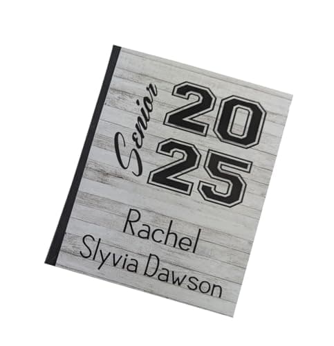 Senior Photo Album Graduation 5x7 or 4x6 Pictures Graduate Personalized Name Class of 2025 or any year D#080