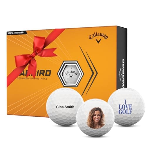 Callaway Warbird Personalized Golf Balls - Customized with Picture, Logo, Text - 12 Pack