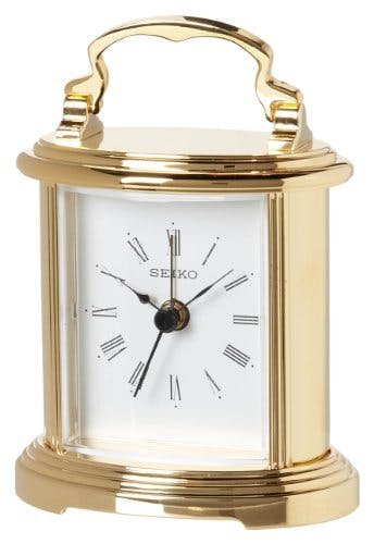 SEIKO Peyton Desk Clock, Gold