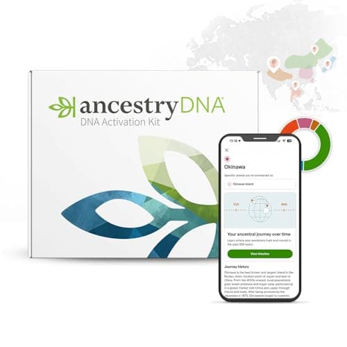 AncestryDNA Genetic Test Kit: Personalized Genetic Results, DNA Ethnicity Test, Origins & Ethnicities, Complete DNA Test