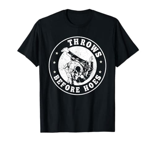 Funny Judoist Jiu Jitsu Judo Martial Arts Gift Idea T-Shirt - Unisex-Adults - Black - Small - Short Sleeve - Classic Fit - Cotton, Polyester Blend