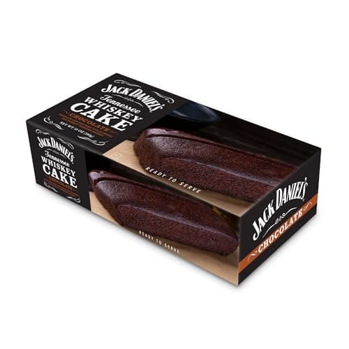 Great Spirits Baking Jack Daniel's Tennessee Chocolate Cake, 10 oz, Authentic Whiskey-Infused Dessert, Perfect for Whiskey Lovers, Ready-to-Serve, Certified Kosher Dairy