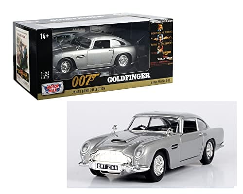 Motor Max Aston-Martin DB5, James Bond 79857WSV - 1/24 Scale Diecast Model Toy Car Unisex Children