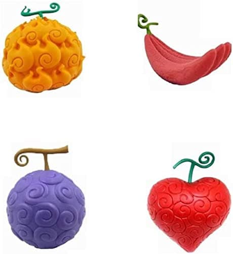 One-Piece Figure Devil Fruit Figure Action Figure 4 Pcs/lot Desktop Figures