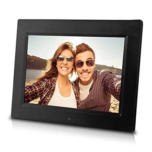 Elevate Your Memories with The Ultra Slim 8-Inch Digital Photo Frame: Remote Control, 4GB Internal Memory, Auto Slideshow, Video, Music