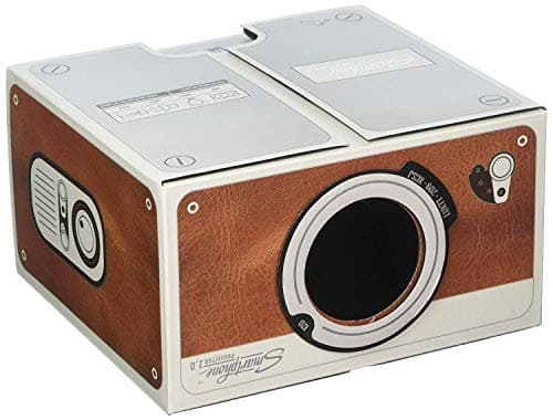 Luckies - Smartphone Projector Portable Projector For Home Cinema Mobile Phone Accessories Mini Projection & Pocket Projection Home Gadgets For Men Phone Brown