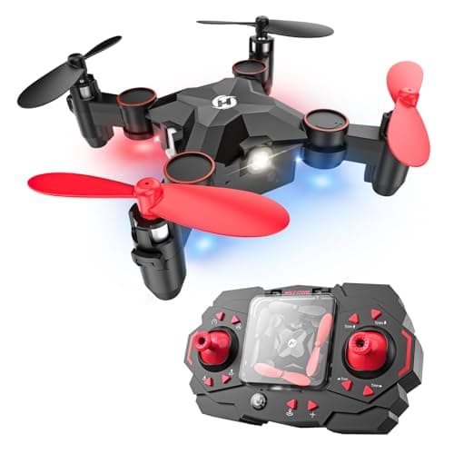 Holy Stone HS190 Drone for Kids, Mini Drone with One-Key Takeoff/Landing, 3D Flips, 3 Speeds and Auto Hovering, Gifts Toys for Boys and Girls, Red