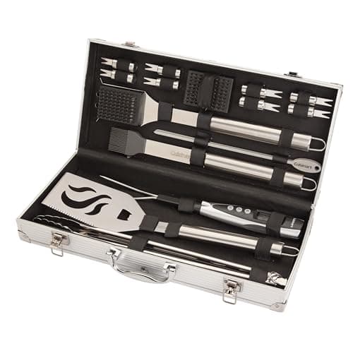 Cuisinart CGS-5020 BBQ Tool Aluminum Carrying Case, Deluxe Grill Set, 20-Piece