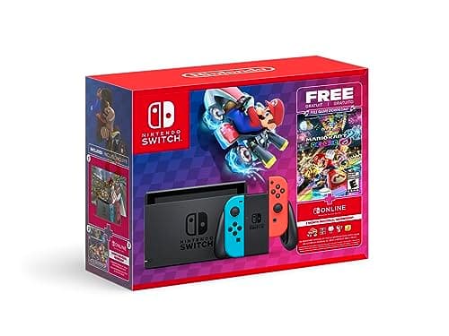 Nintendo Switch™ Mario Kart™ 8 Deluxe Bundle (Full Game Download + 3 Mo. Nintendo Switch Online Membership Included)