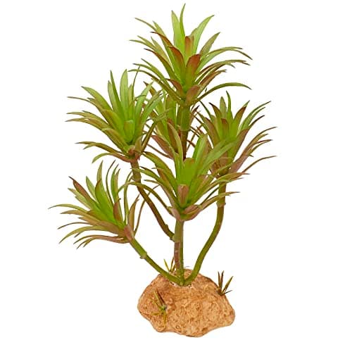 Woyrise Reptile Artificial Plants Terrarium Decor, Fake Desert Plants Bearded Dragon Tank Decorations Accessories fit Crested Gecko Leopard Lizard Chameleon Ball Python Snake Frog - Tillandsia