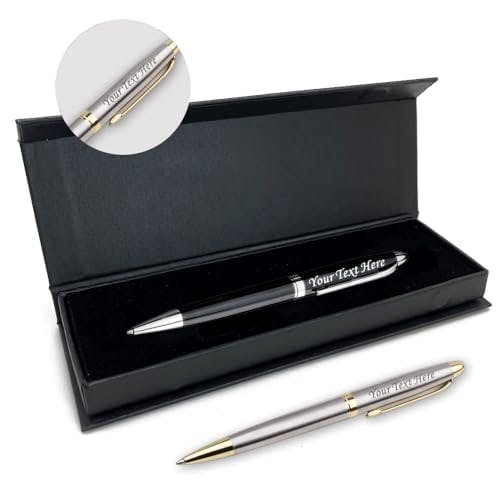 Personalized Pens Custom Pens Personalized Pens with Name Free Engraving Personalized Pen Sets Engraved Pens Personalized Gift for Men Women Birthday Christmas Gradutaion Thank You Gift in Gift Box
