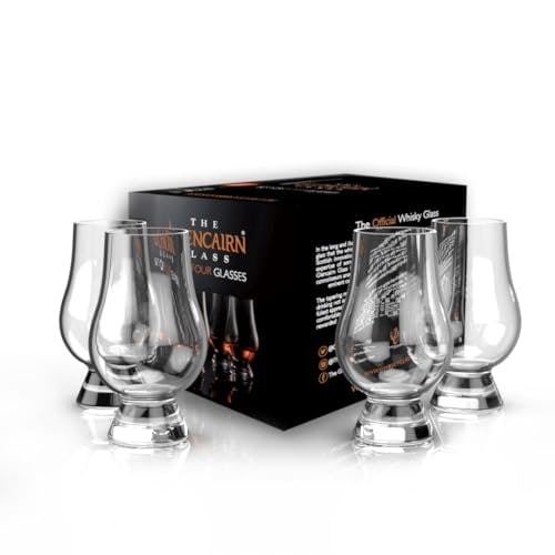 GLENCAIRN Whiskey Glass, Set of 4 in 4 Pack Gift Carton