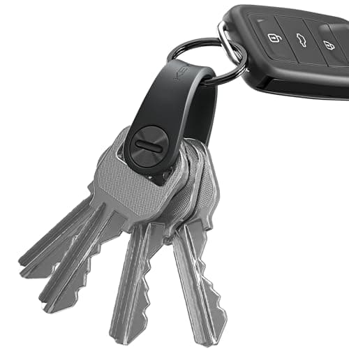 KeySmart Mini Keychain Key Holder - Compact Key Organizer for Key Chain, EDC Key Chains, Key Ring for Car Fobs Keychains