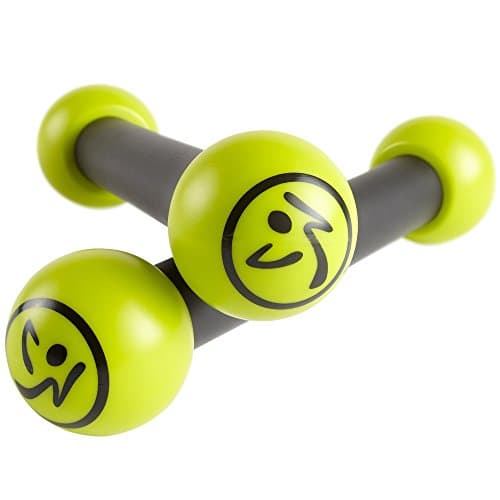 Zumba Toning Sticks 1 lb Weights Set of 2, 1 Pound Hand Weights for Women, Dumbbell Weight Set, Durable and Light 1 Pound Weights Set of 2